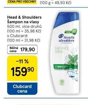 Head & Shoulders Šampon na vlasy