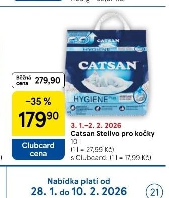 Catsan Stelivo pro kočky
