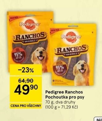 Pedigree Ranchos Pochoutky pro psy - Tesco akcniletaky.com