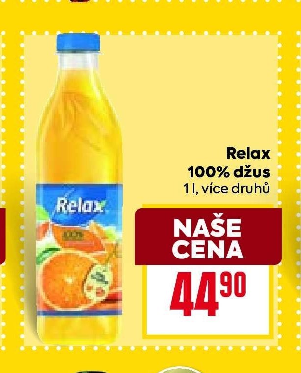 Relax 100% džus 1 l