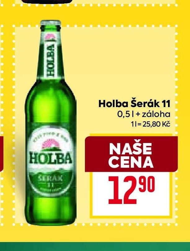 Holba Šerák 11 0,5 l + záloha