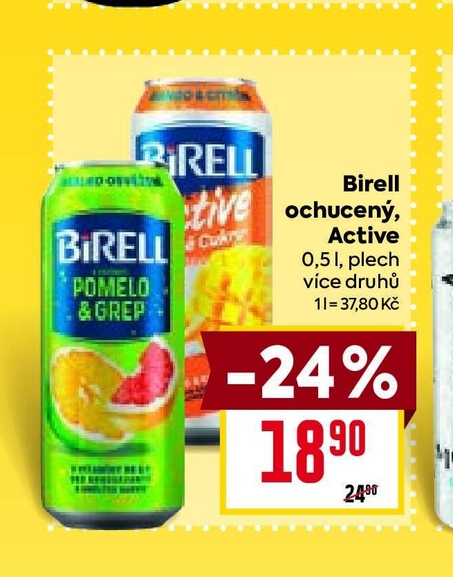 Birell ochucený, Active