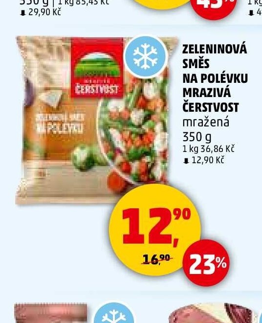 ZELENINOVÁ SMĚS NA POLÉVKU MRAZIVÁ ČERSTVOST 350 g