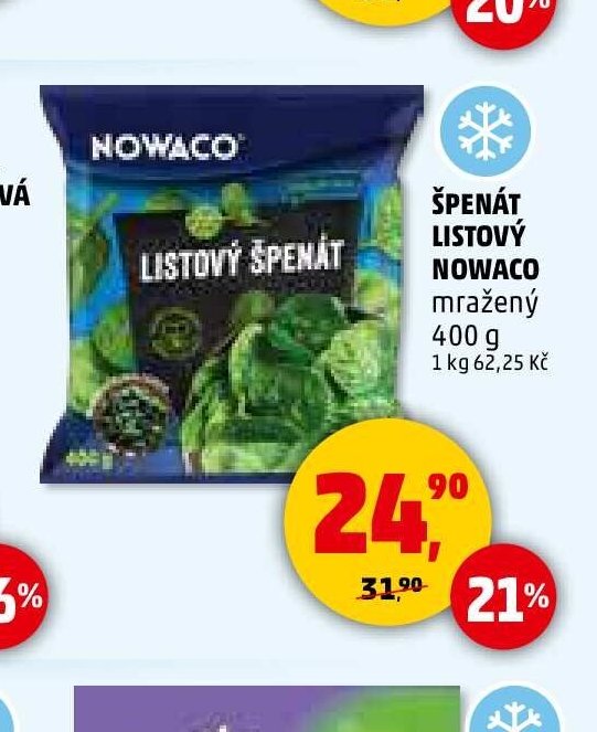 ŠPENÁT LISTOVÝ NOWACO 400 g