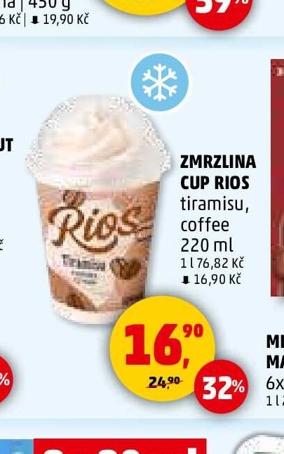 ZMRLZINA CUP RIOS tiramisu, coffee 220 ml