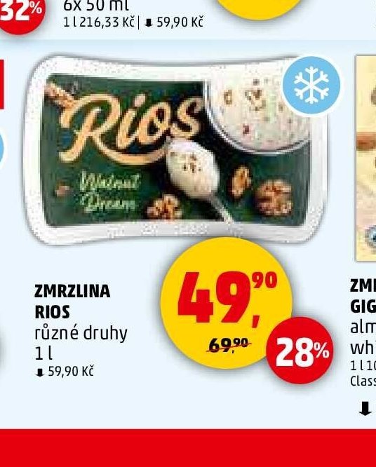 ZMRLZINA RIOS různé druhy 1 l