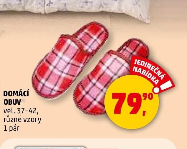 DOMÁCÍ OBUV