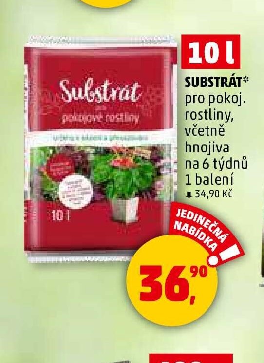 SUBSTRÁT pro pokoj. rostliny