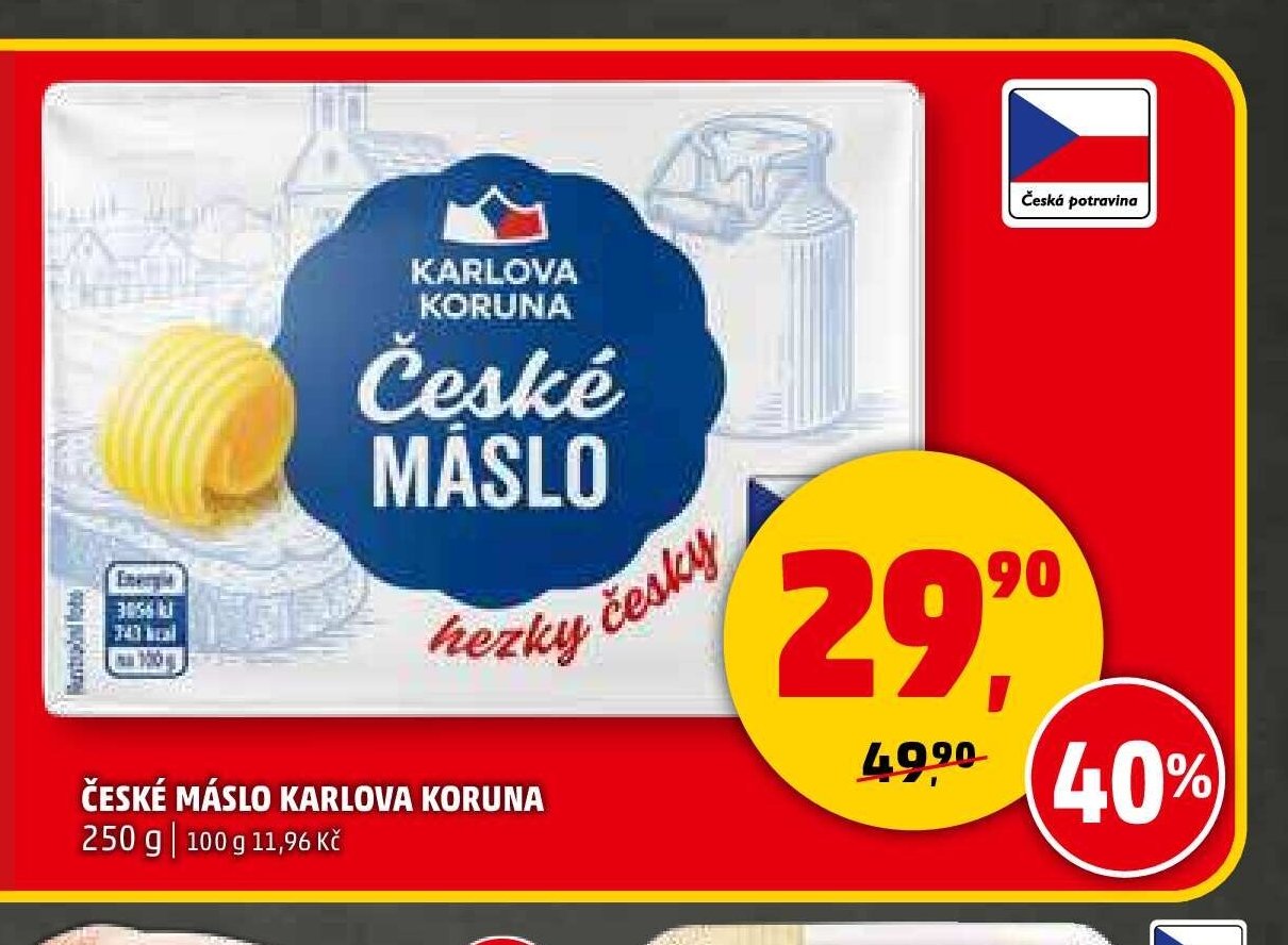ČESKÉ MÁSLO KARLOVA KORUNA