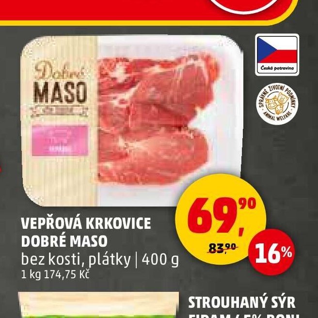 VEPŘOVÁ KRKOVICE DOBRÉ MASO