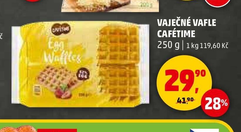 VAJEČNÉ VAFLE CAFÉTIME