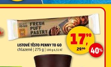Listové těsto Penny to Go