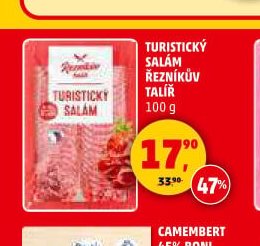 Turistický salám Řezníkův talíř