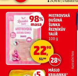 Mistrovská dušená šunka Řezníkův talíř