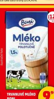 Trvanlivé mléko Boni