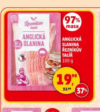 ANGLICKÁ SLANINA ŘEZNÍKŮV TALÍŘ 100 g