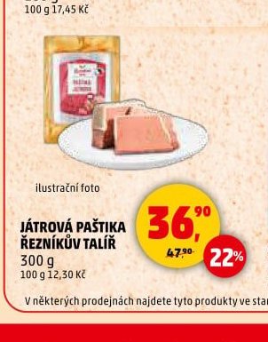 JÁTROVÁ PAŠTIKA ŘEZNÍKŮV TALÍŘ 300 g