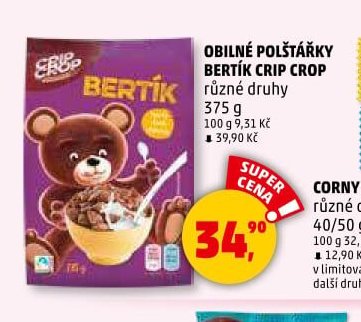OBILNÉ POLŠTÁŘKY BERTÍK CRIP CROP