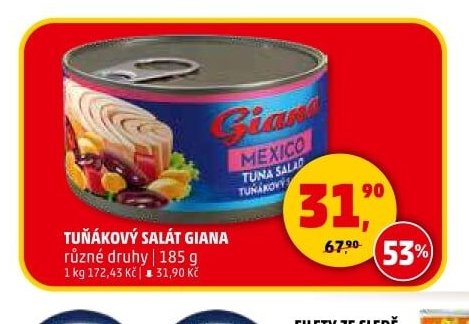TUŇÁKOVÝ SALÁT GIANA - Penny Market akcniletaky.com
