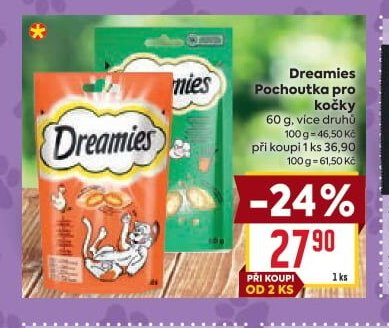 Dreamies pochoutka pro kočky 60 g