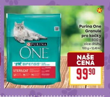 Purina One granule pro kočky 800 g