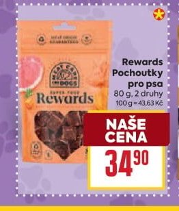 Rewards pochoutky pro psa 80 g