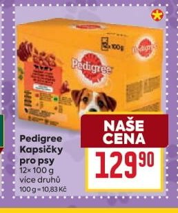 Pedigree kapsičky pro psy 12x 100 g
