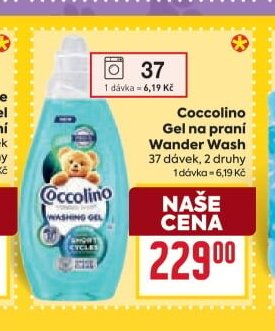 Coccolino gel na praní Wander Wash 37 dávek