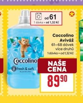 Coccolino aviváž 61-68 dávek