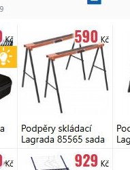 Podpěry skládací Lagrada 85565 sada