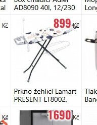 Prkno žehlící Lamart PRESENT LT8002,