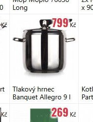 Tlakový hrnec Banquet Allegro 9 l