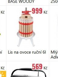 Lis na ovoce ruční 6l