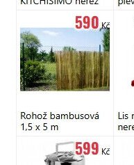 Rohož bambusová 1,5 x 5 m