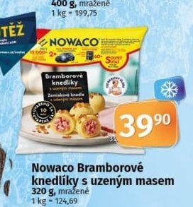 Nowaco Bramborové knedlíky s uzeným masem