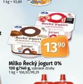 Milko Řecký jogurt 0%