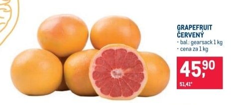 GRAPEFRUIT ČERVENÝ