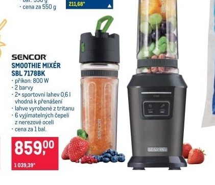 SENCOR SMOOTHIE MIXÉR SBL 7178BK