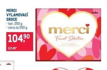 MERCI VYLAMOVACÍ SRDCE