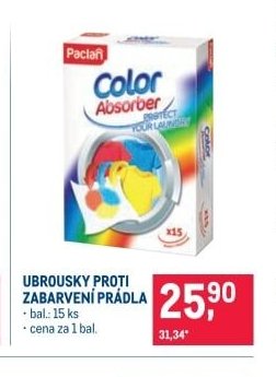UBROUSKY PROTI ZABARVENÍ PRÁDLA Paclan