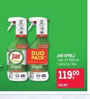 Jar sprej duo pack
