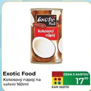 Kokosový nápoj Exotic food