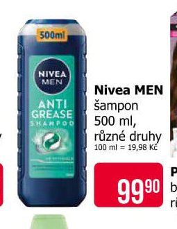 Nivea MEN šampon 500 ml, různé druhy