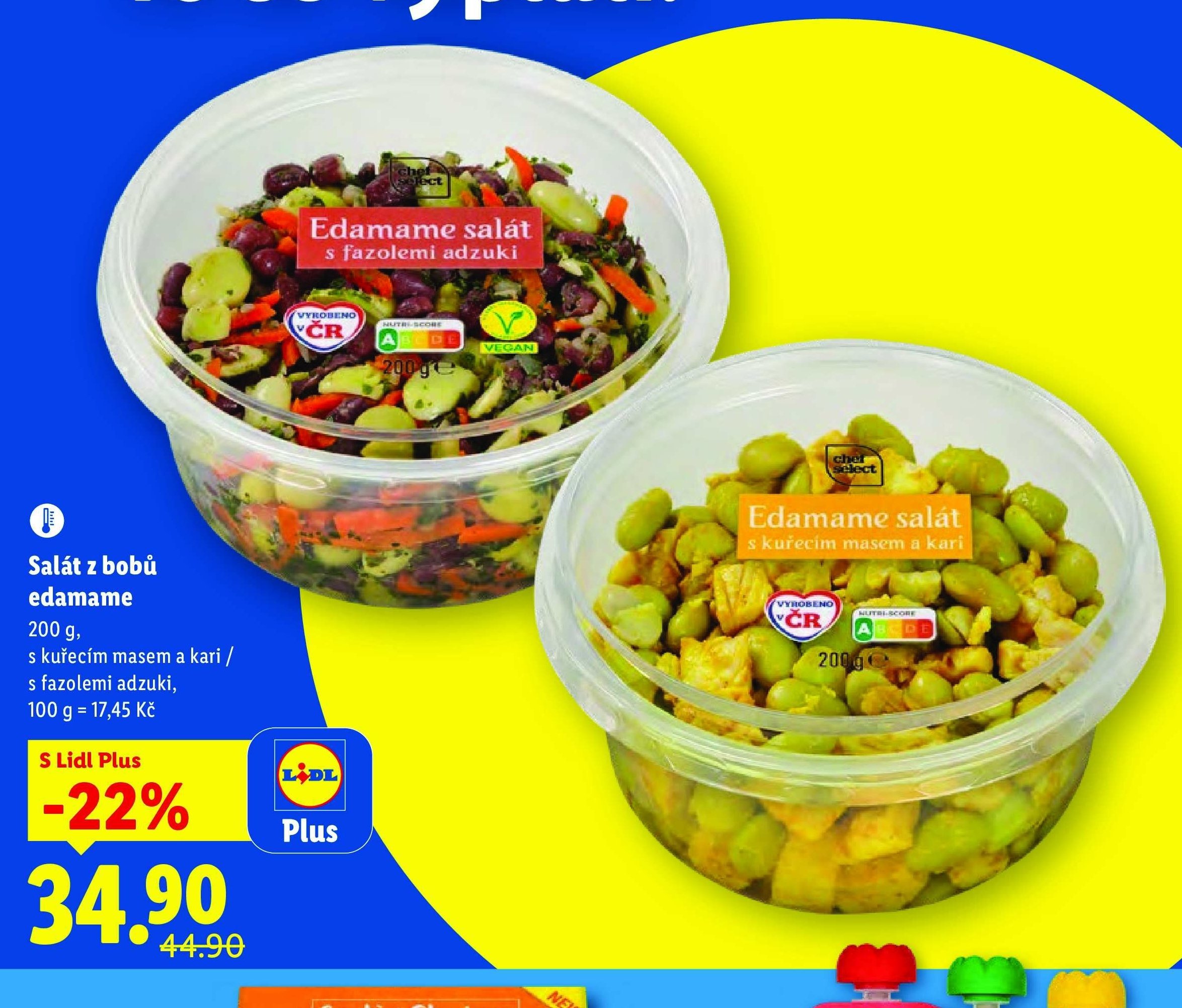 Salát z bobů edamame - Lidl akcniletaky.com