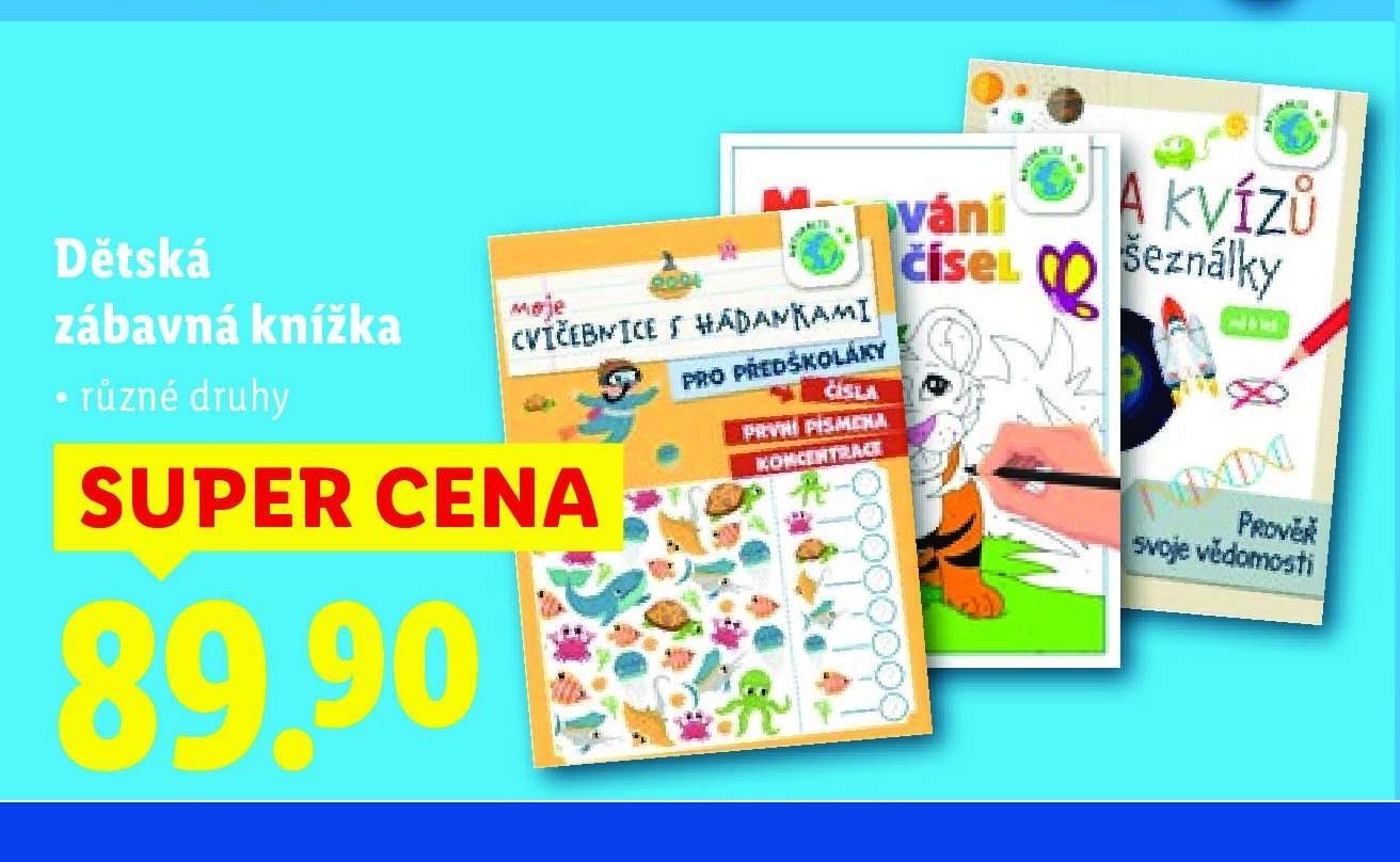 Dětská zábavná knížka - Lidl akcniletaky.com