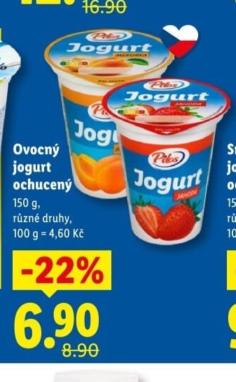 Ovocný jogurt ochucený