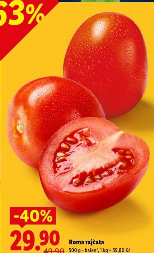 Rajčata cherry Roma - Lidl akcniletaky.com
