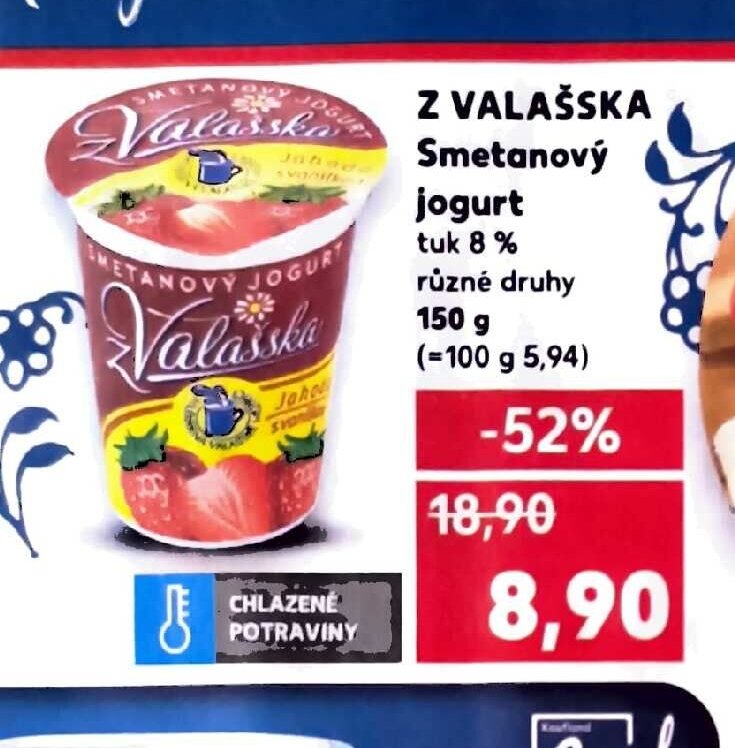 Z VALAŠSKA Smetanový jogurt