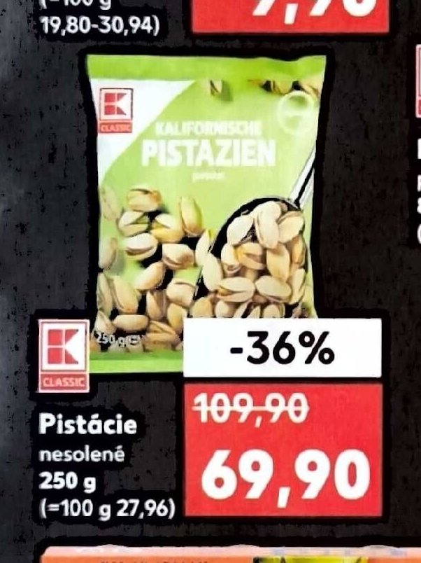K-Classic Pistácie nesolené