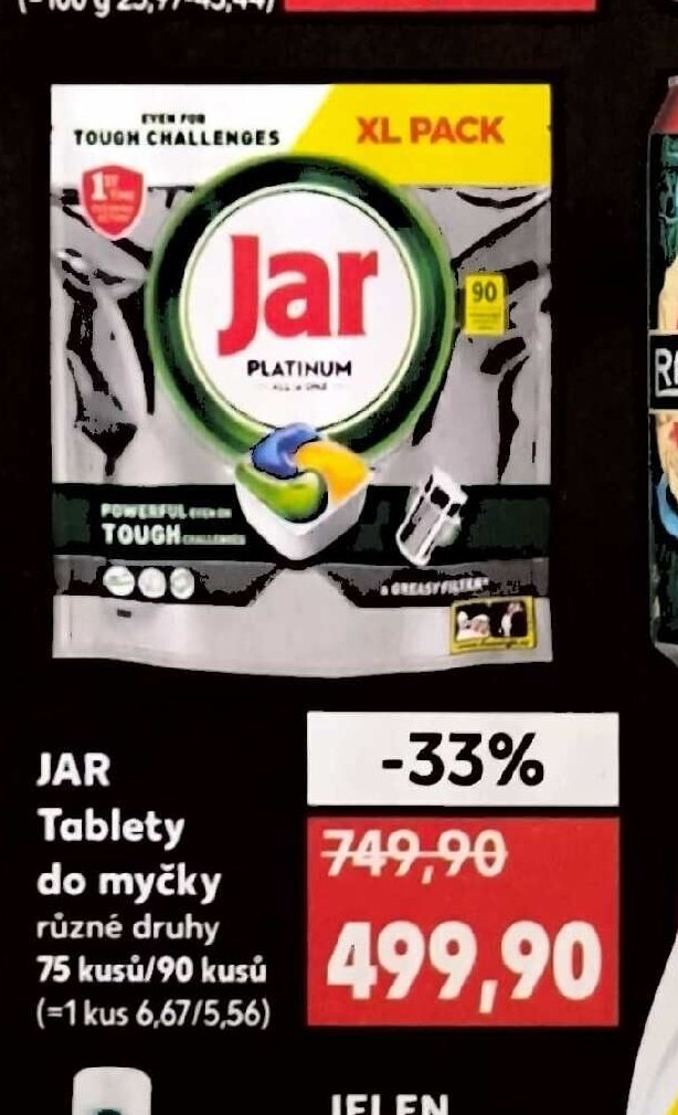 Jar Platinum tablety do myčky